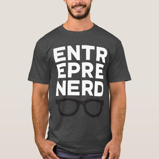 Entreprenerd gestapeld t-shirt (Voorkant)