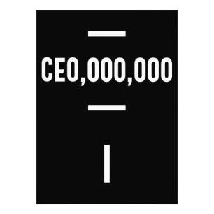 Entrepreneur - CEO,000,000 T-shirt Funny Business Foto Afdruk