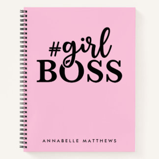 Entrepreneur Girl Boss Babe Spiral Notitieboek