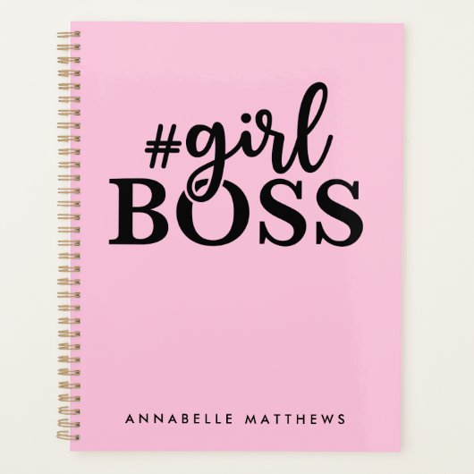 Entrepreneur Girl Boss Baby Planner (Voorkant)