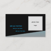 Entrepreneur moderne et Carte de visite d'améliora (Dos)