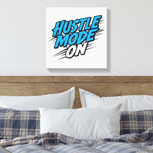 Entrepreneur Success and Ambition Canvas Afdruk (Insitu (Slaapkamer))