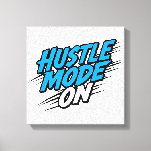 Entrepreneur Success and Ambition Canvas Afdruk (Voorkant)