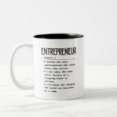Entrepreneur Tweekleurige Koffiemok (Links)