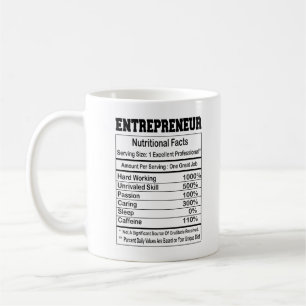 Entrepreneur Voedingsfeiten Koffiemok
