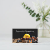 Entrepreneurs en construction Carte de visite mode (Debout devant)