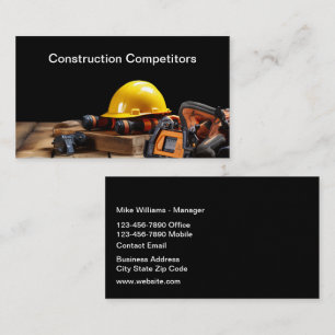 Entrepreneurs en construction Carte de visite mode