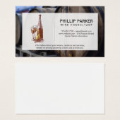 Entreprise | Baril de vin | Bouteille de vin et ve (Devant & derrière)