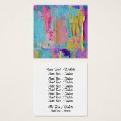 Entreprise carré, Cadeaux, Art, Cartes de Message  (Devant & derrière)