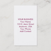 Entreprise - Carte de profil - Carrousel à poney v (Dos)