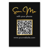 Entreprise | Carte de table de code QR de mariage (Par défaut)