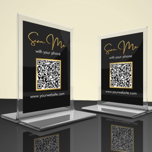 Entreprise | Carte de table de code QR de mariage