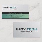 Entreprise - Cartes de visite (Devant / Derrière)