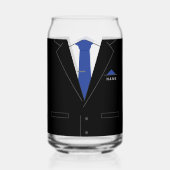 Entreprise Costume noir et Cravate Nom personnalis (Verso)