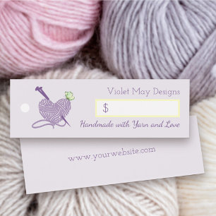 Entreprise d'artisanat de tricot de fil en coeur p