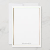 entreprise de classe Invitation (Dos)