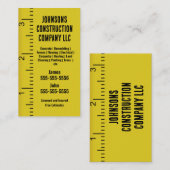 Entreprise de construction Carte de visite de ruba (Devant / Derrière)