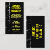 Entreprise de construction Carte de visite de ruba (Devant / Derrière)