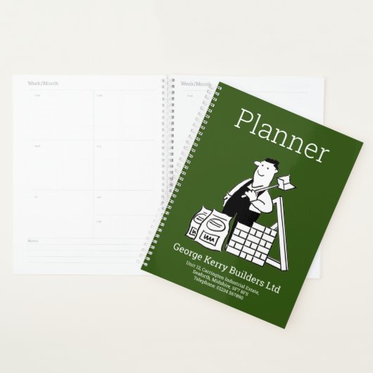 Entreprise de Construction Nom du Bâtisseur Planif (Devant avec enveloppe)