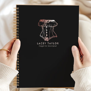 Entreprise de lingerie de luxe avec logo de corset