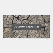 Entreprise de menuiserie de bois moderne (Recto)