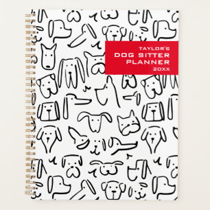 Entreprise de planificateur de chiens personnalisé