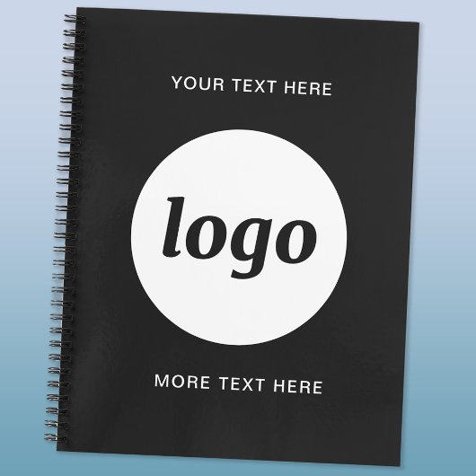 Entreprise de promotion avec logo et texte simple