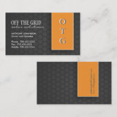 Entreprise d'énergie solaire : Cartes de visite (Devant / Derrière)