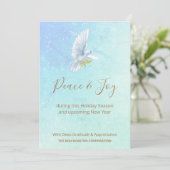 *~* Entreprise Dove Peace Joy Carte de vacances (Debout devant)