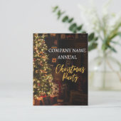 Entreprise Fête Noël Arbre Invitation (Debout devant)