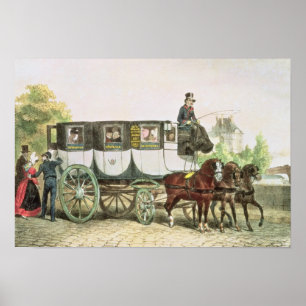 Entreprise generale des omnibus"; poster