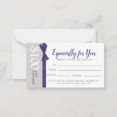 Entreprise gris violet foncé $100 carte cadeau (Devant)