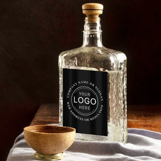 Entreprise Logo Marque moderne Étiquettes noirs