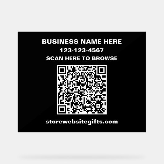 Entreprise Marketing Promouvoir le code QR (Recto)