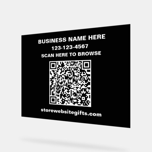 Entreprise Marketing Promouvoir le code QR (Angle)