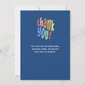 Entreprise Merci d'équipe d'employés (Dos)