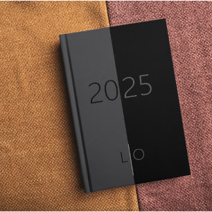 Entreprise Minimaliste Noir Planificateur d'exerci