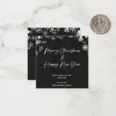 Entreprise Noël Cartes de fin de année (Devant/Arrière en situation)