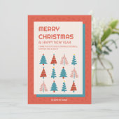 Entreprise Noël Photo Logo Carte de vacances (Debout devant)