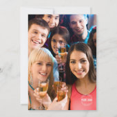 Entreprise Noël Photo Logo Carte de vacances (Dos)