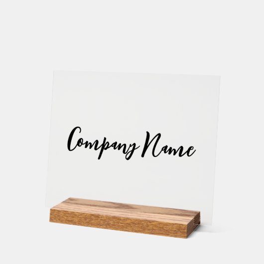 Entreprise Nom Modèle de texte (Angle)