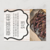 Entreprise Publicité Carte Boots Pays Rustique Nou (Dos)