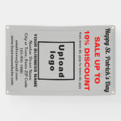 Entreprise Saint Patrick Vente sur Bannière Grise (Horizontal)