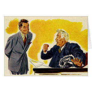 Entreprise Vintage, PDG fou, patron, employé