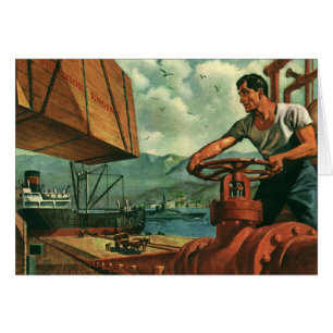 Entreprise Vintage, pétrolier avec docker