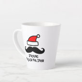 Entrer dans la neige drôle tlatte mug (Angle gauche)