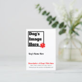 Entretenez la carte de collection de chien (Debout devant)