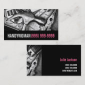 Entretien, construction, Carte de visite de Handyw (Devant / Derrière)