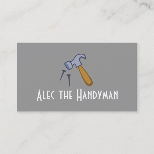 Entretien, Construction, Carte de visite Handyman (Devant)