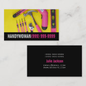 Entretien, construction, Carte de visite Handywoma (Devant / Derrière)